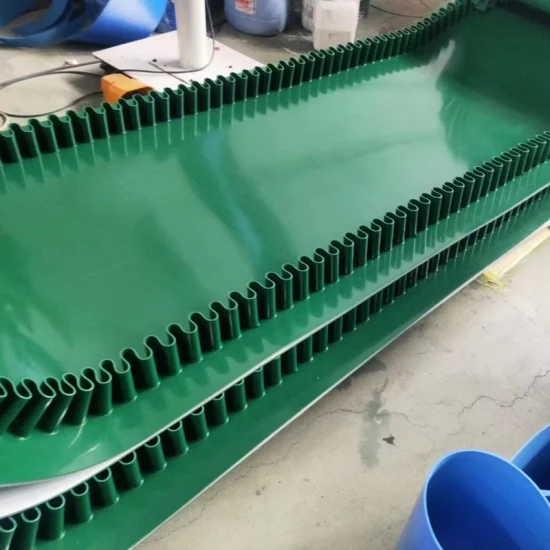 Cinta transportadora industrial de silicona PU de PVC para procesamiento textil