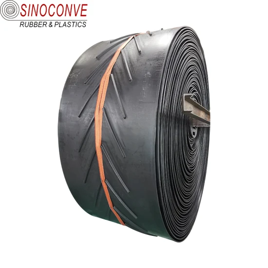 5% de descuento en cinta transportadora de caucho reforzado con cordón de acero resistente al desgarro para la industria maderera